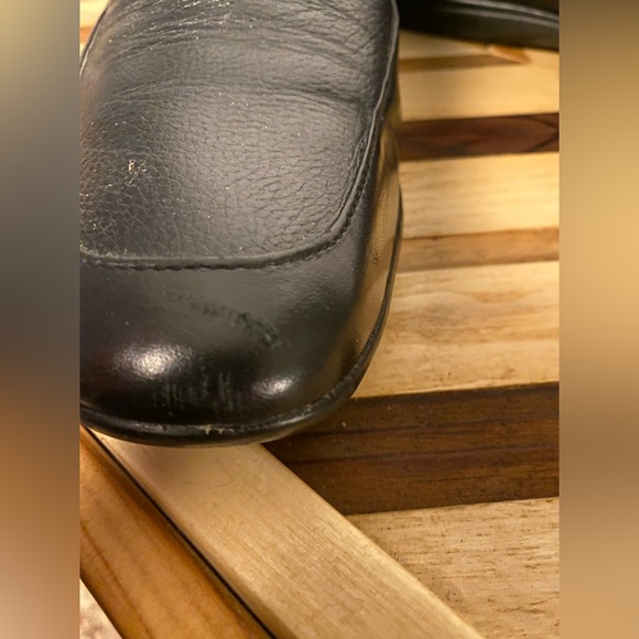 Vintage Bacco Bucci Studio black leather loafers slip on size 8.5 - Picture 5 of 8